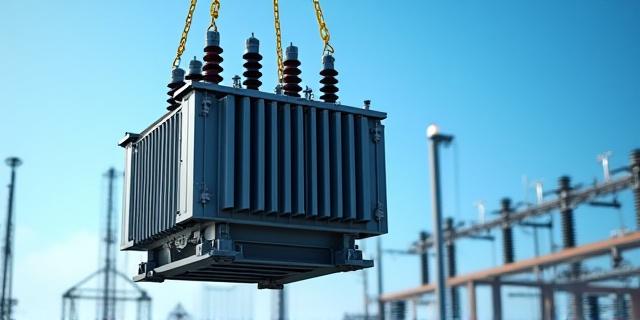 Power grid transformers being shipped